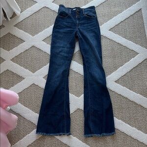 Altar'd State Blue Flare Wide Leg Bootcut Jeans